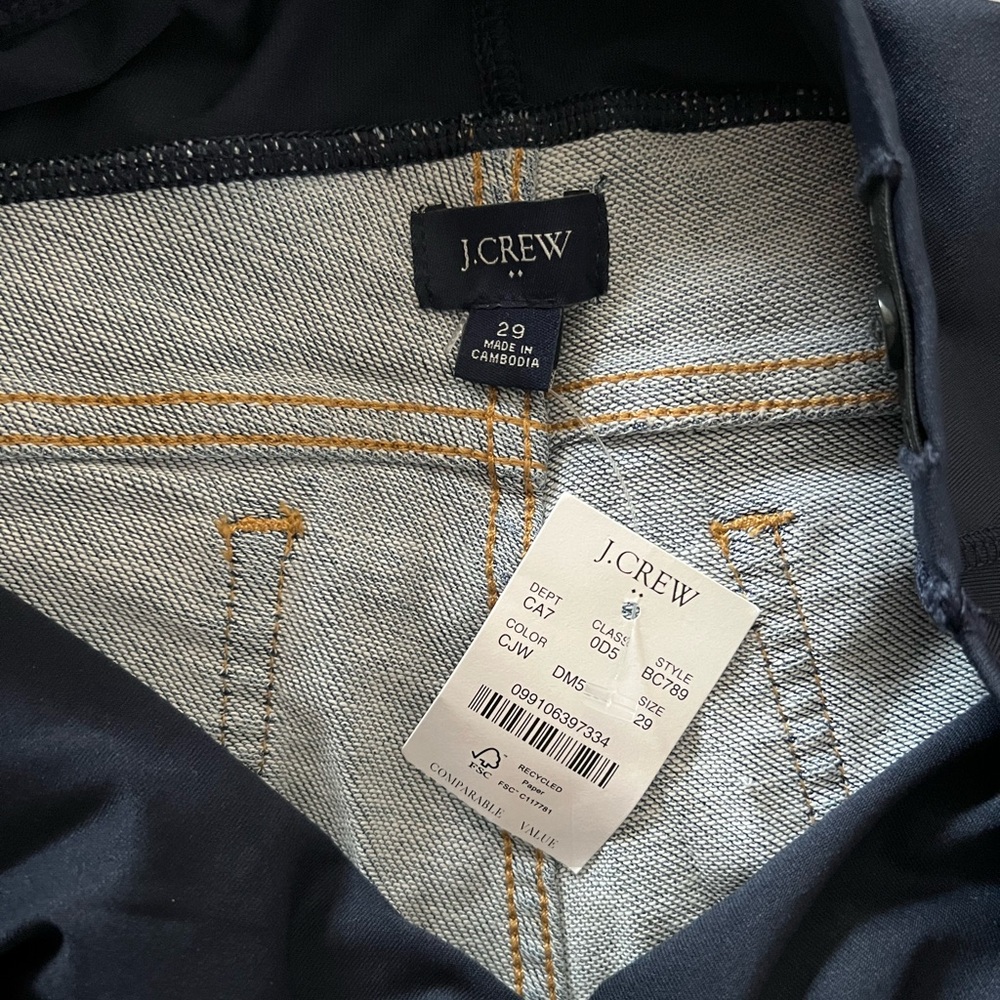 J.Crew Navy Denim maternity jeans. Size 29